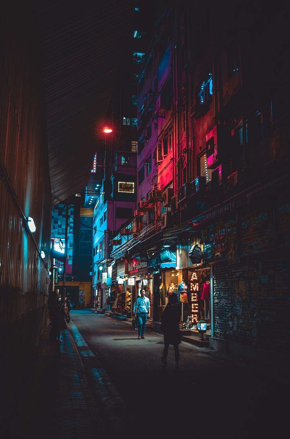 man walking on street