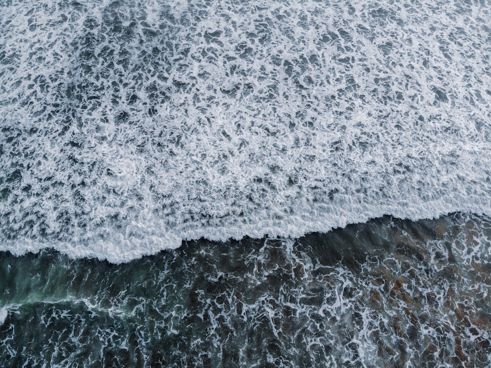 aerial view photography of body of water