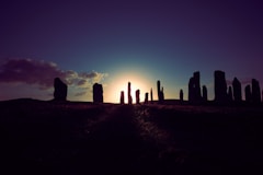 Stonehenge under blue sky