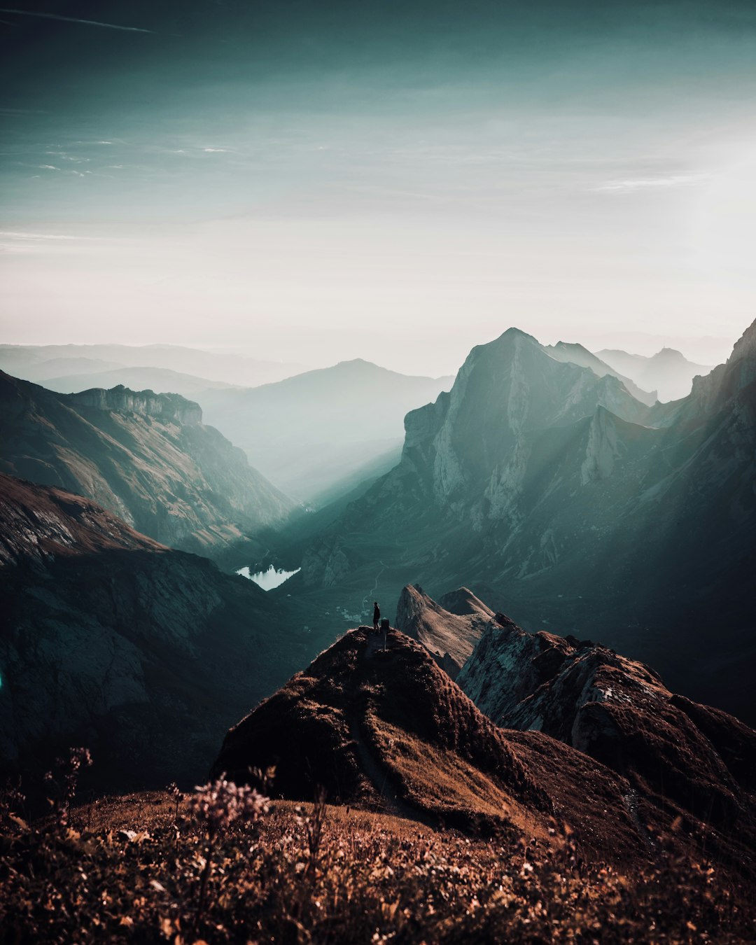 Mountain range photo spot Berggasthaus Rotsteinpass Muottas Muragl