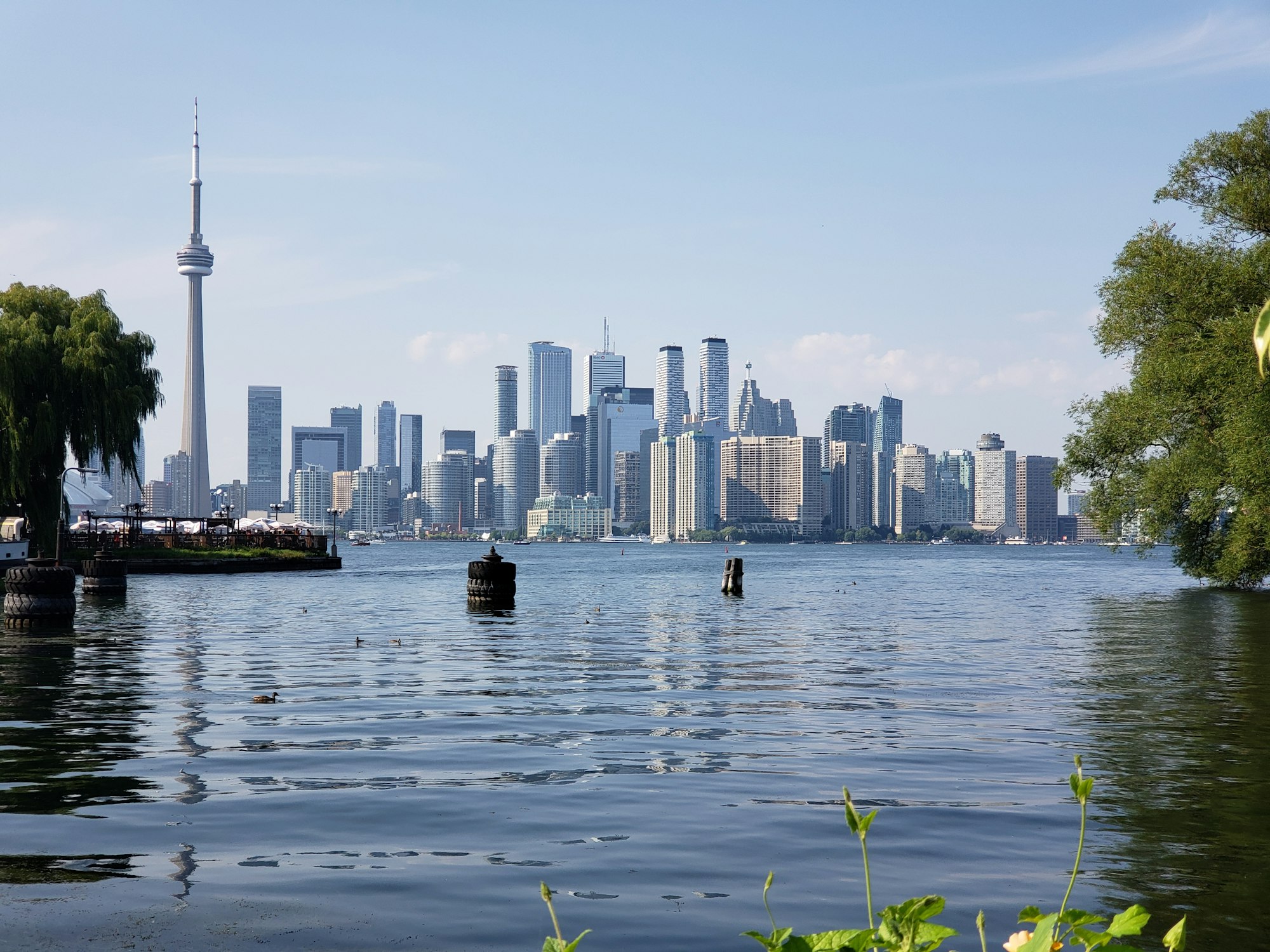 This is a beautiful landscape picture from one of Toronto’s islands. This is a scene of the downtown core and Toronto’s beautiful skyline. I shot this while I was heading back to Toronto with my friends, we were chilling at the Toronto islands and were heading back. While we were heading back to the ferry I saw this view and I Immediately took out my Galaxy and tried to get the best exposure and depth of field possible. I turned out really good and I was happy with the shot
