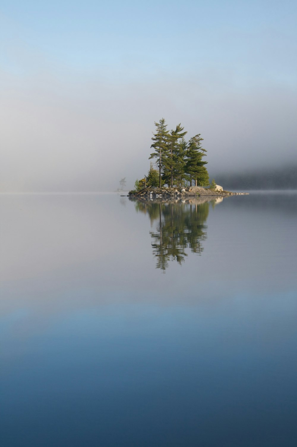 green island at daytime