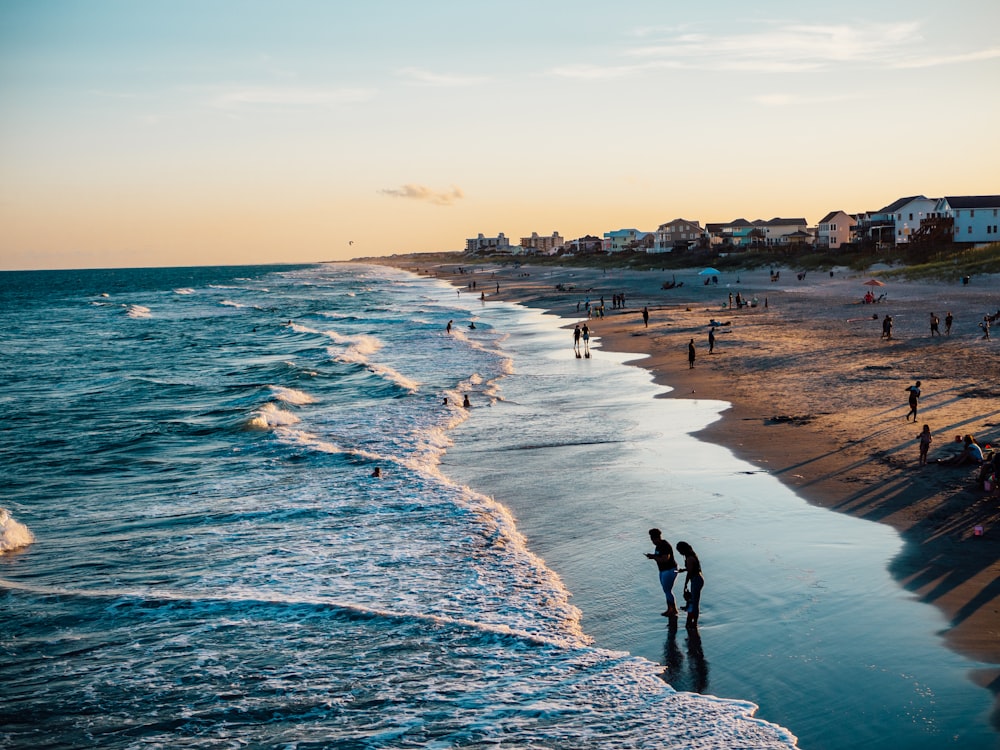 people on beach