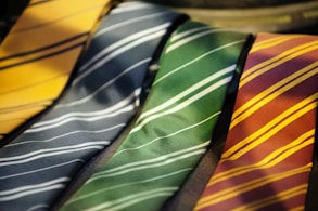 assorted-color neckties