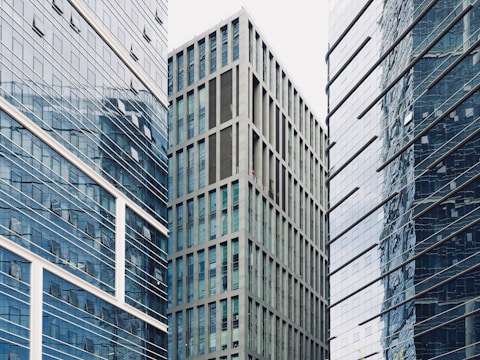 Sleek commercial towers in Business Bay bustling with activity.