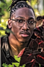 A vibrant portrait session outdoors with natural light highlighting the subject.