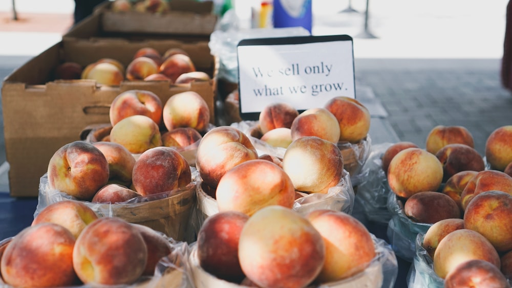 red and white fruits lot on basket