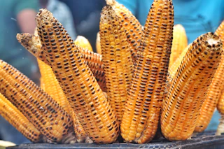 Ngô nướng mỡ hành