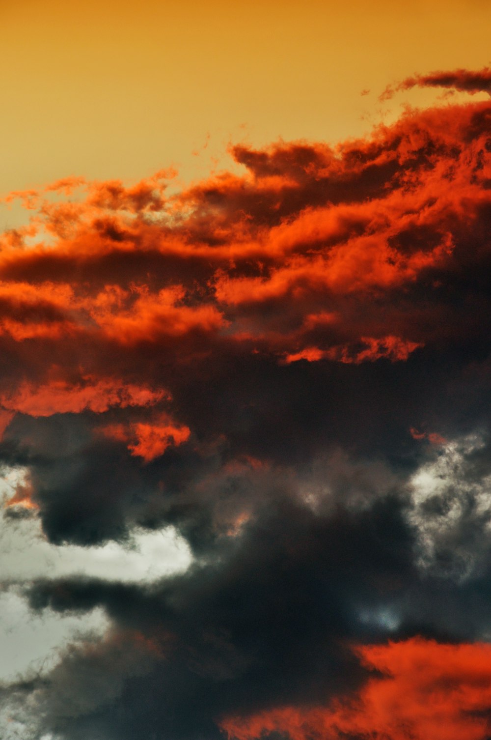 red and black clouds