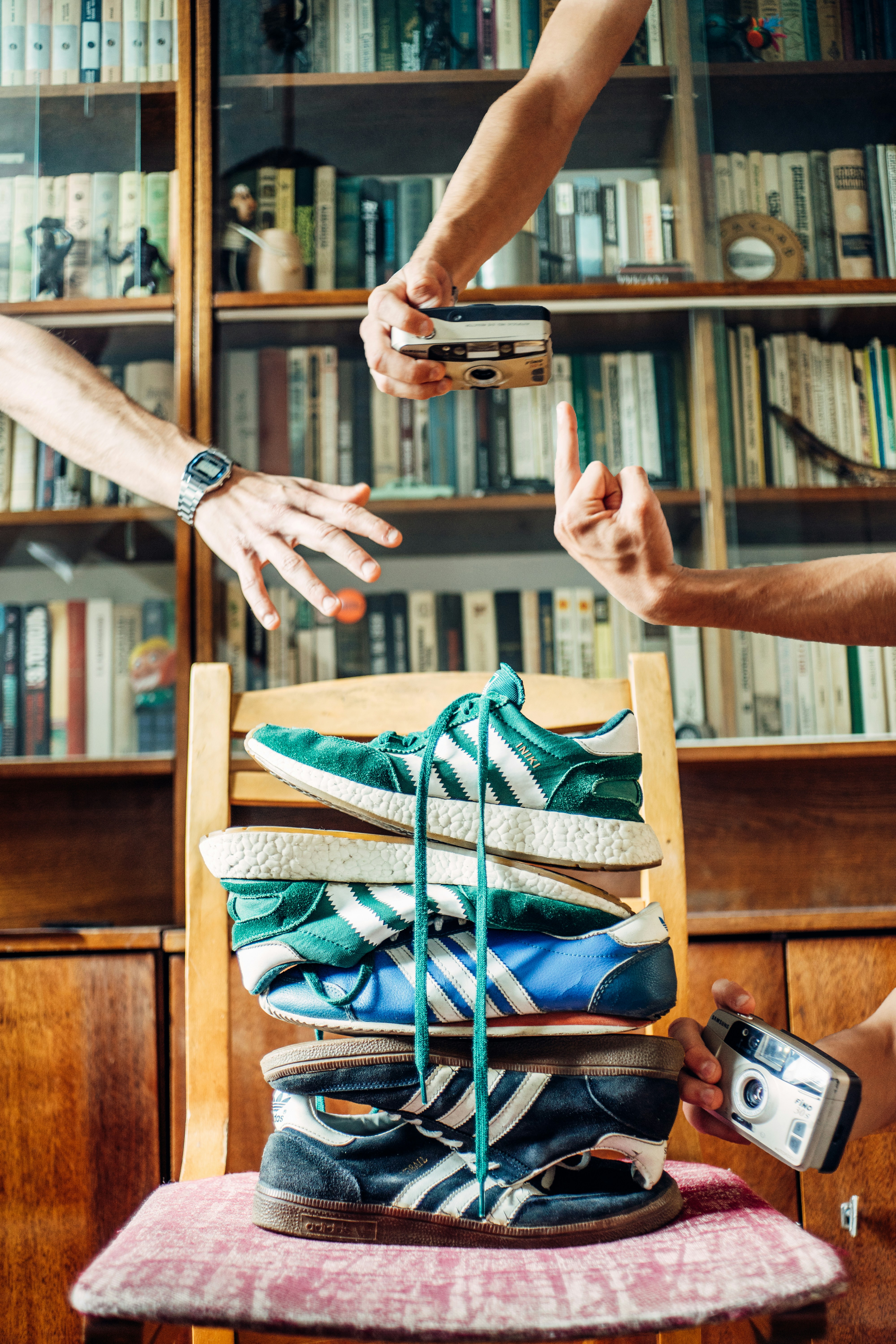 A stylish Adidas windbreaker featured in a magazine