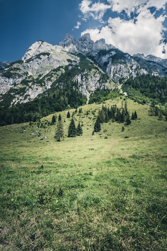mountain range in Werfenweng Austria