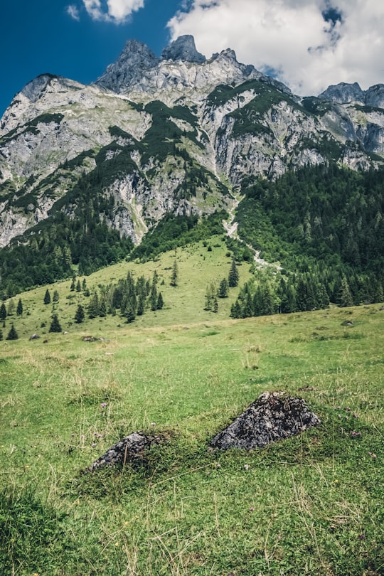 white high-rise mountain in Werfenweng Austria