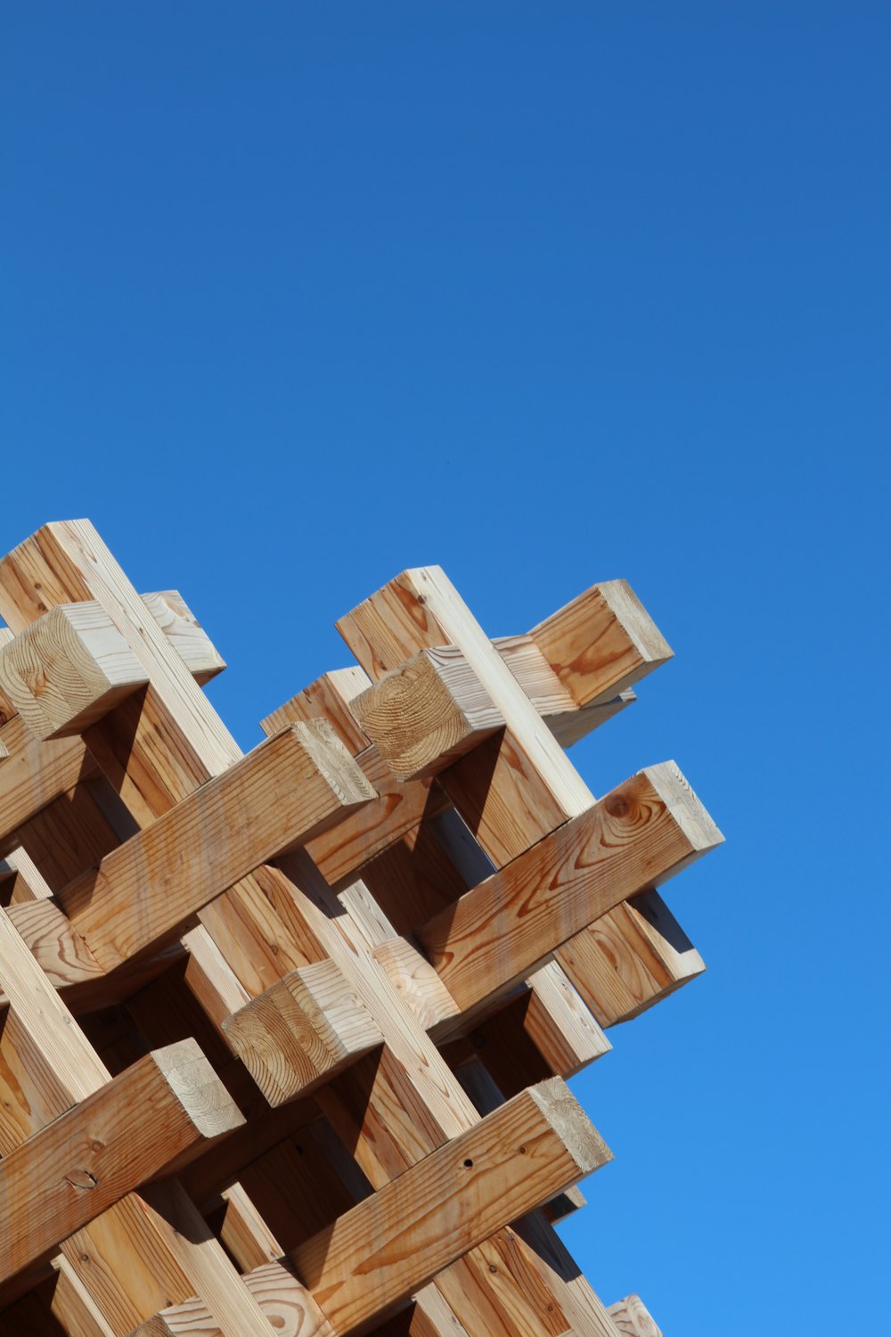 blocchi di legno marroni