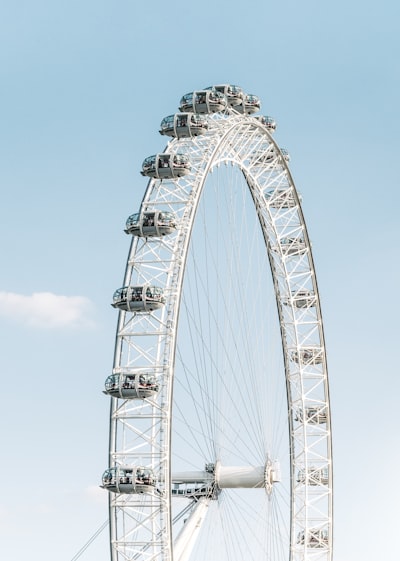London Eye - Dari Golden Jubilee Bridge, United Kingdom