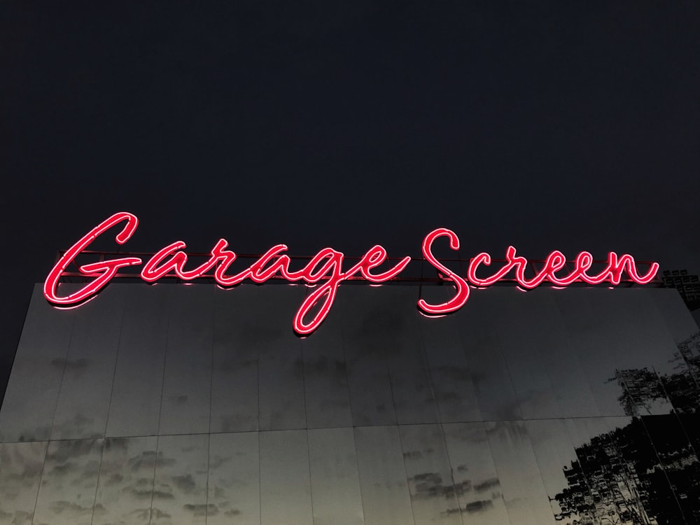 Panneau LED Garage Screen