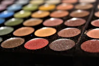 black makeup palette