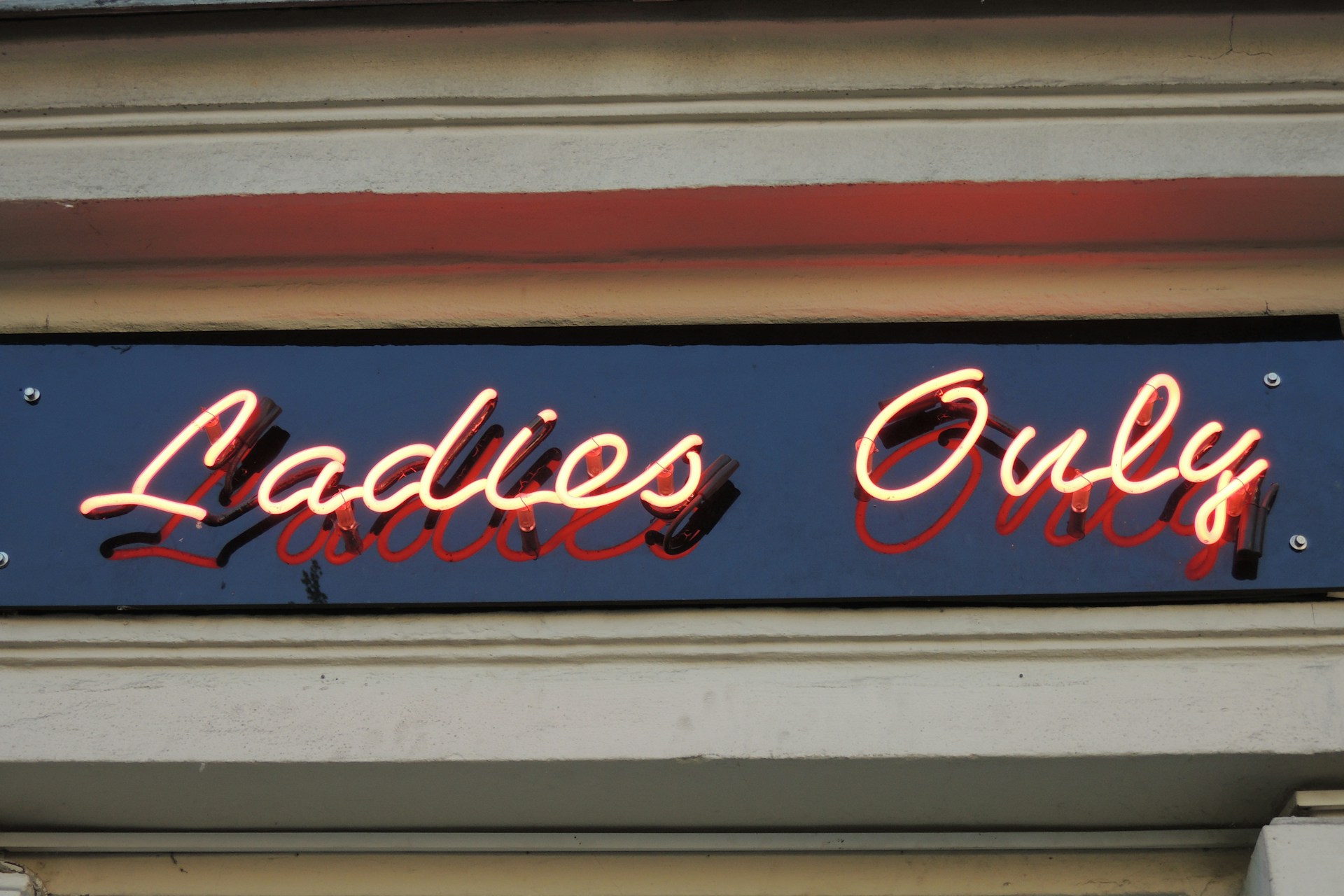 Ladies Only neon light signage