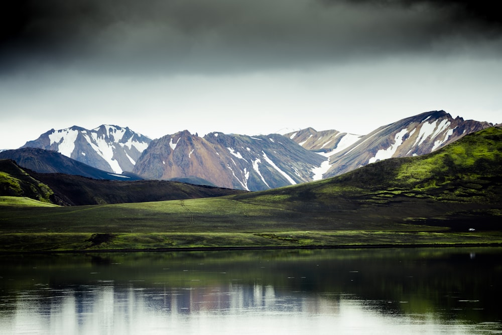 Paisaje de la masa de agua