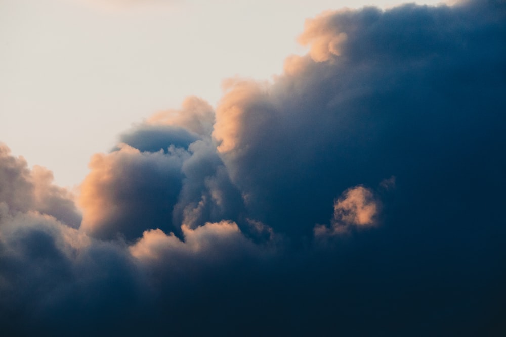 nimbus clouds on sky