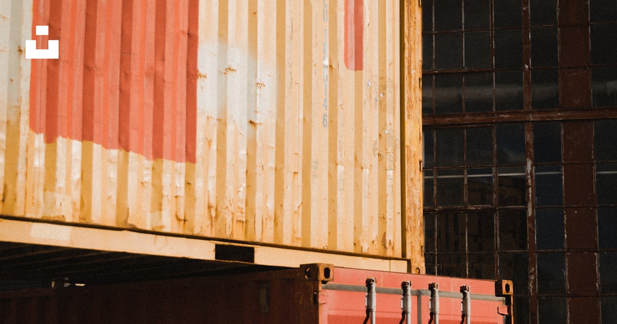 Brown and red shipping containers photo – Free Shipping container Image ...