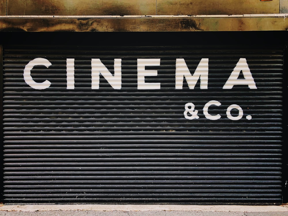 black Cinema & Co. roller shutter
