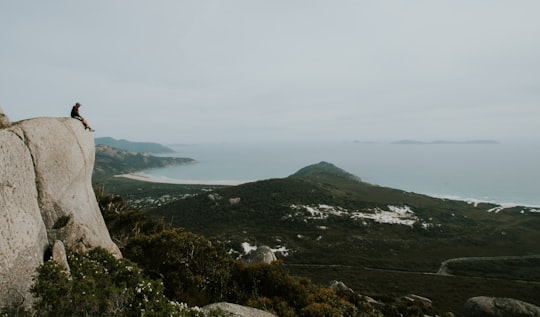 aerial view photography of body of water during daytime in Mt Bishop Australia