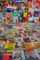 A vibrant collage of newsletter covers showcasing various topics.
