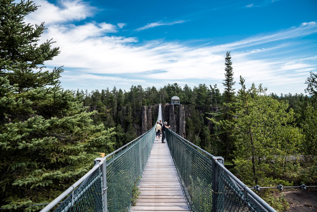 travelers stories about Suspension bridge in Eagle Canyon Adventures, Canada