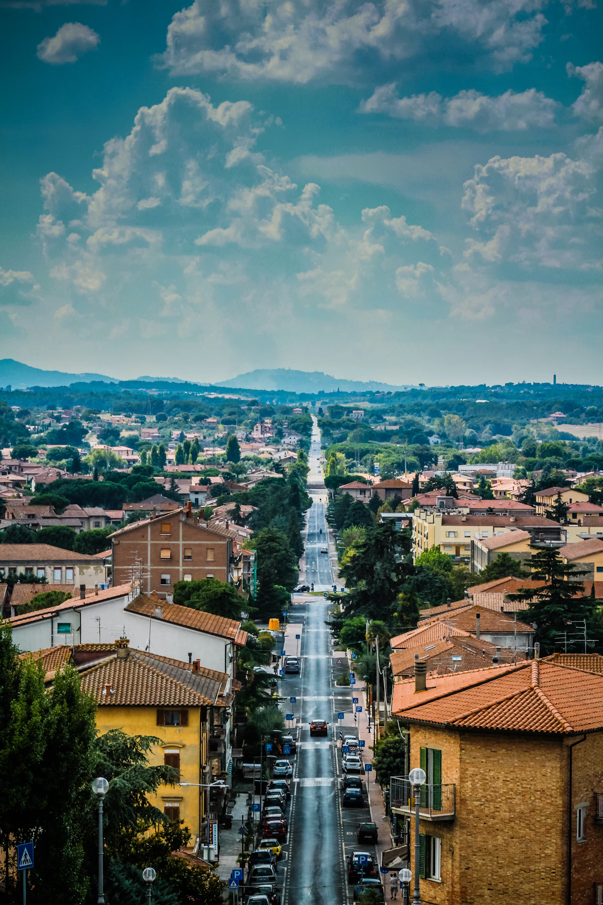 Aerial view of Perugia