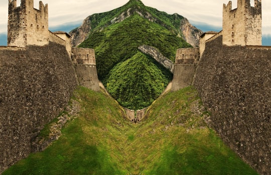 mirror photography of Great Wall of China in Trentino-South Tyrol Italy