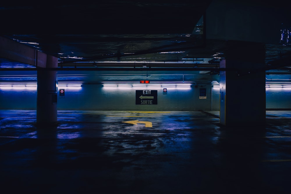 empty parking lot