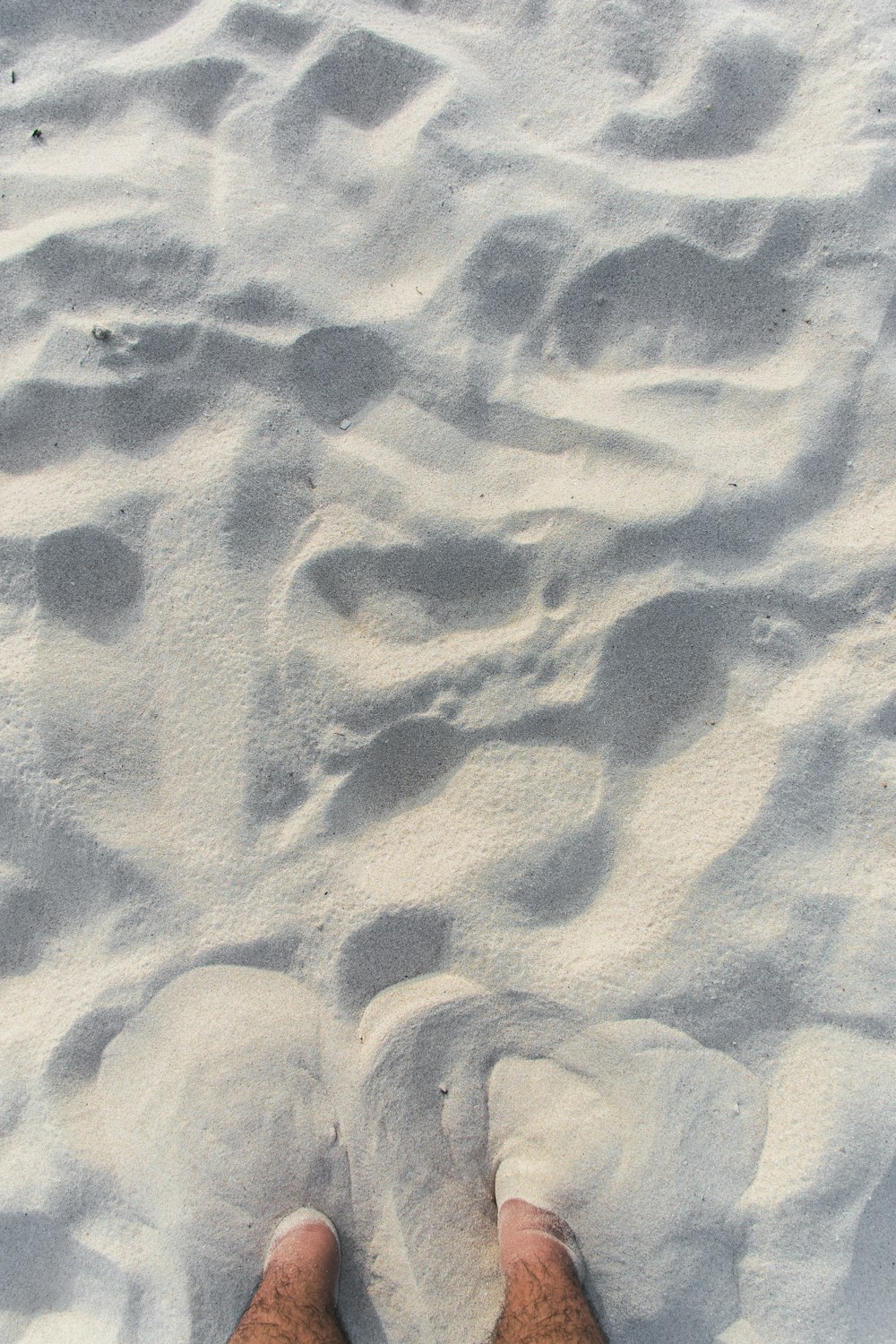 white sand