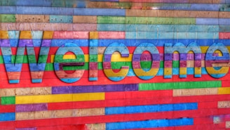 3D painting of Welcome