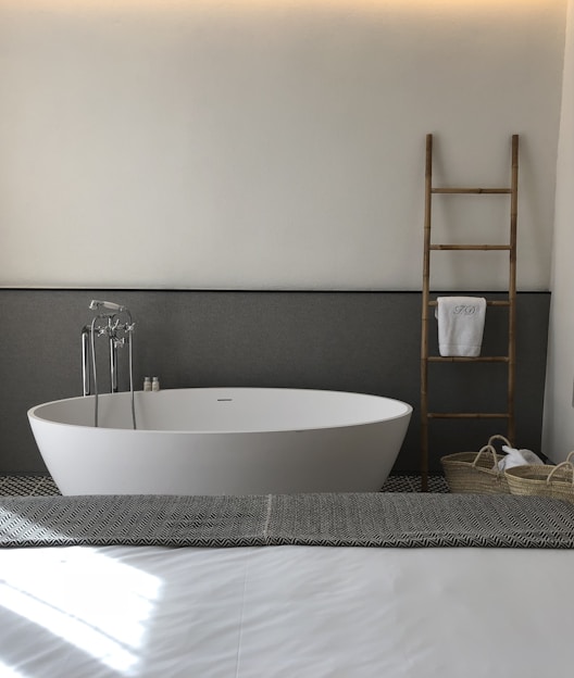 white vanity sink