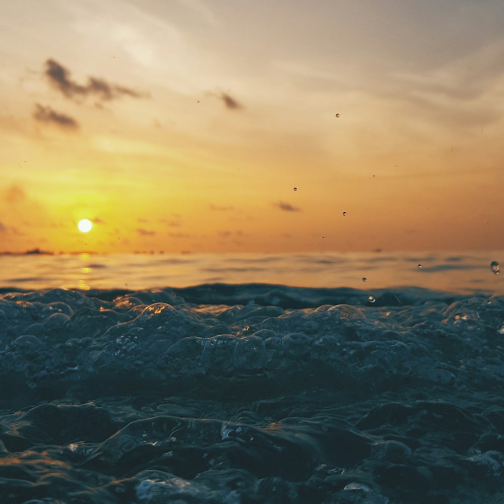 photography of sea waves