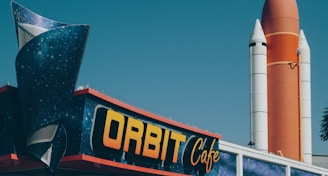 Orbit cafe signage
