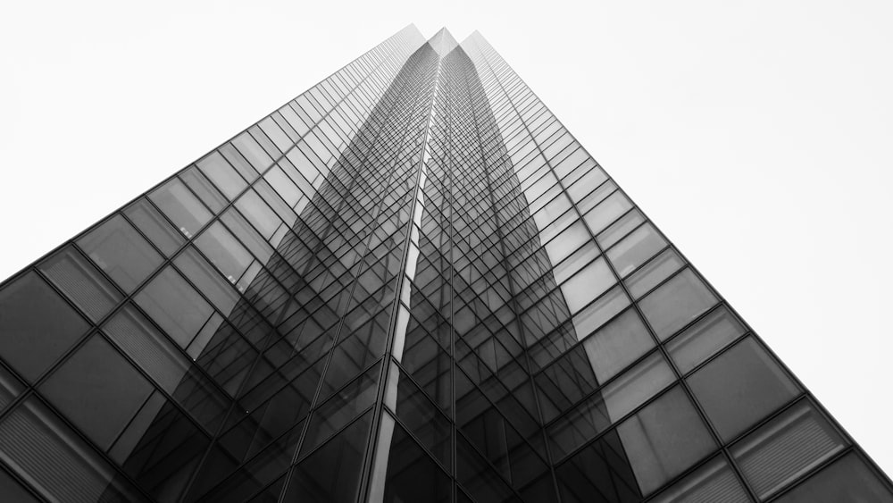 low angle view photography of a high-rise building