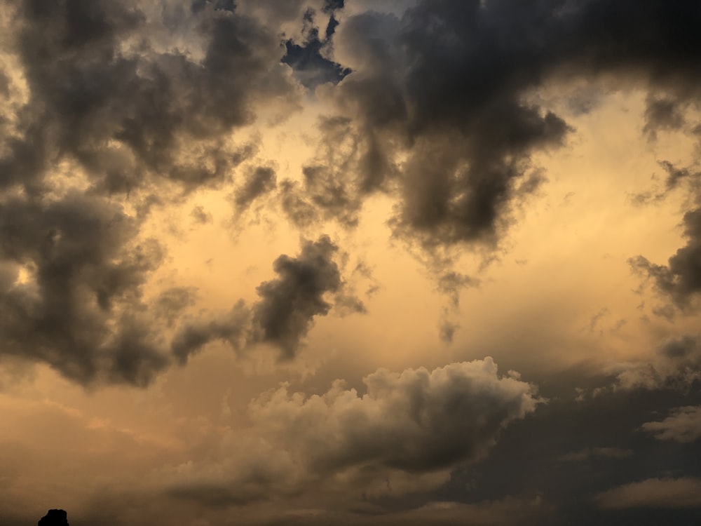 photo of nimbus clouds