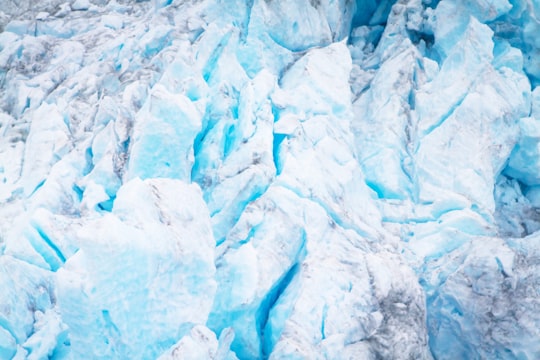 white rock in Fox Glacier New Zealand