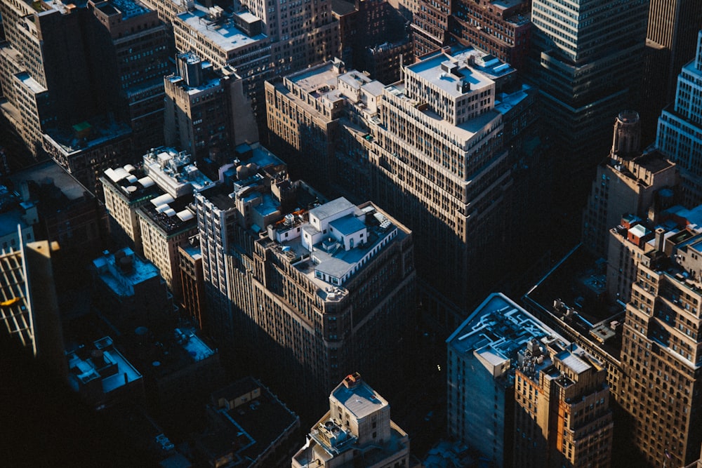 bird's-eye view of buildings