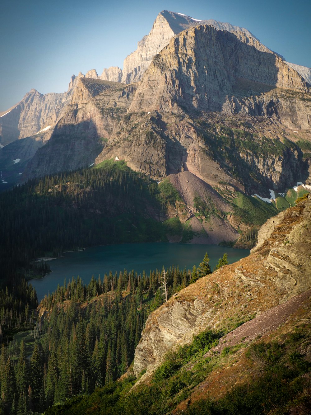 arbres verts à côté des montagnes pendant la journée