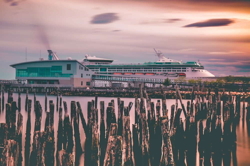 landscape photo of white building