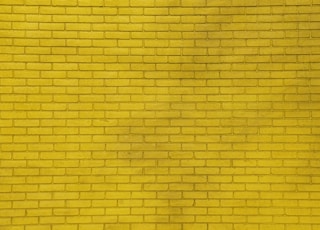 yellow wall bricks