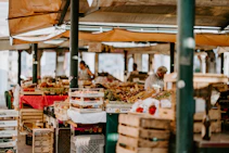 man in fruit market