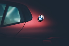 red BMW vehicle wallpaper