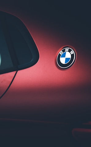 red BMW vehicle wallpaper