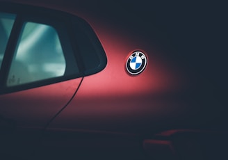 red BMW vehicle wallpaper