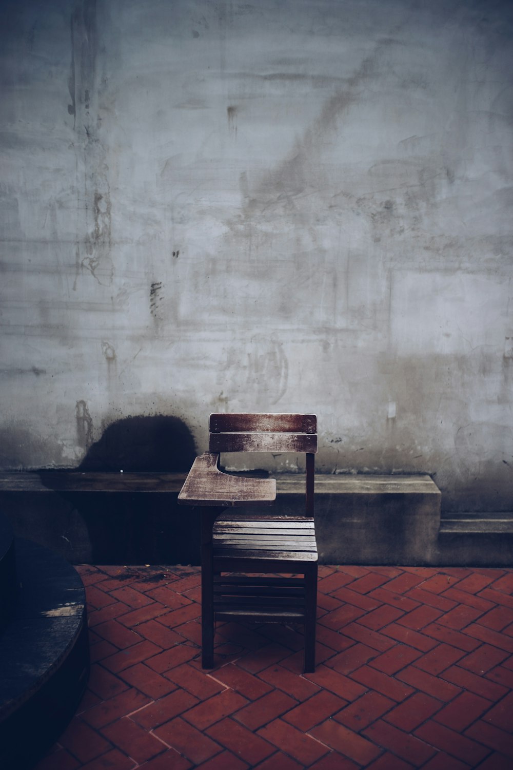 brown wooden desk chair