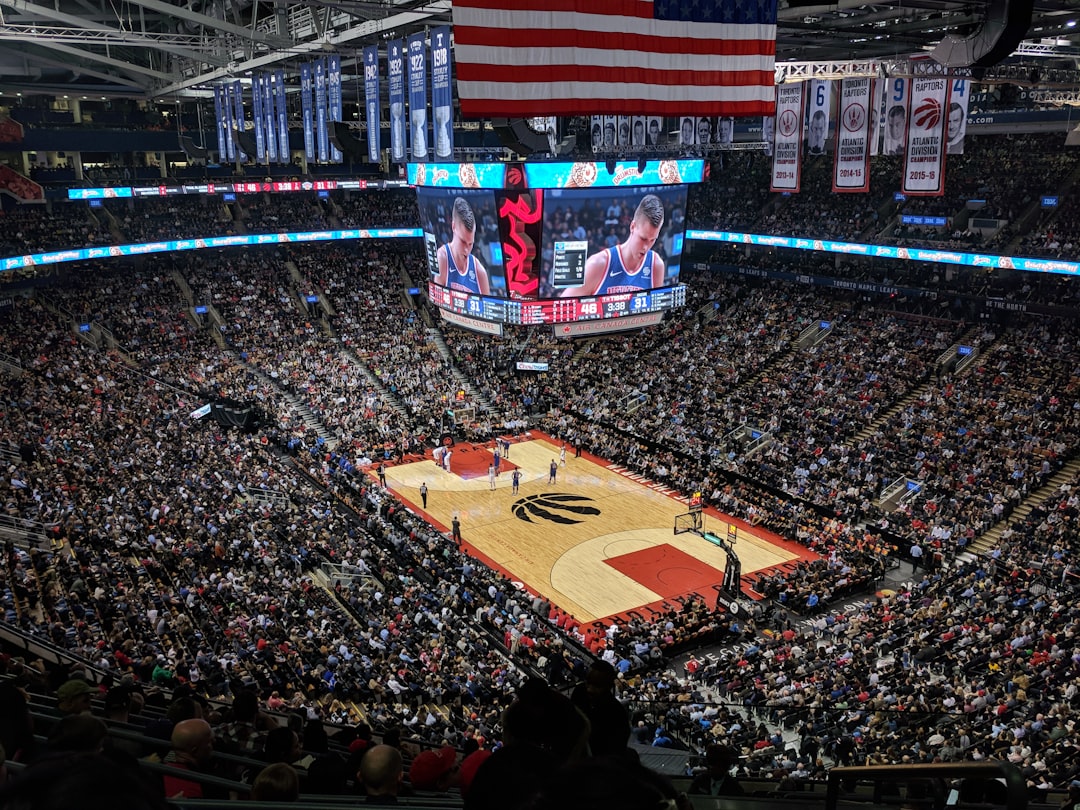 basketball court, Raptors Game Day