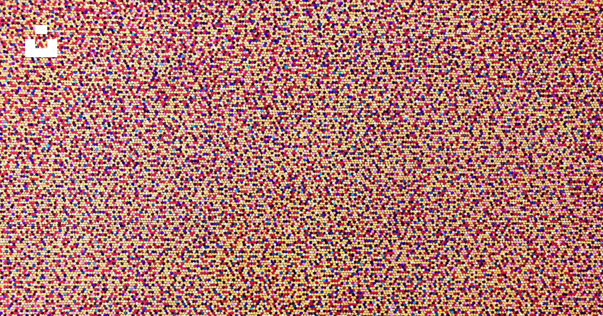 A television screen with a lot of small dots on it photo – Free Texture ...